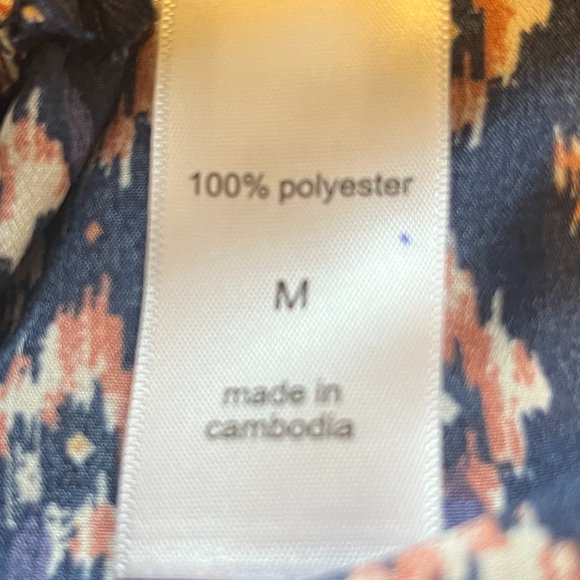 MAURICES | Women's Patterned Skirt Blue Size Medium - Picture 8 of 9